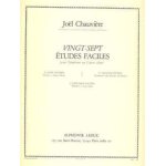 Jo�l chauvi�re : vingt - sept etudes faciles pour tambour ou caisse - claire