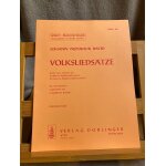 Johann nepomuk david volkslieds�tze partition 4 guitares e. bayer ed. doblinger