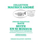 Johann sebastian bach, suite en si mineur pour trompette si b ou do et piano Johann sebastian bach, suite en si mineur pour trompette si b ou do et piano