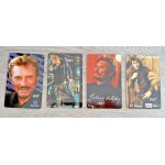 Johnny hallyday 4 cartes de collections téléphoniques. #01# Johnny hallyday 4 cartes de collections téléphoniques. #01#