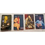 Johnny hallyday 4 cartes de collections téléphoniques. #02# Johnny hallyday 4 cartes de collections téléphoniques. #02#