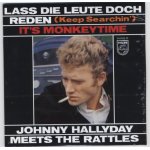 Johnny hallyday - lass die leute doch reden / it's monkeytime - en allemand - cd