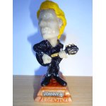 Johnny hallyday petite statuette caricaturale en resine 3x7. 5 cm made in argentina