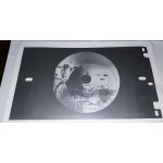 Johnny hallyday rarissime plaque de serigraphie pour pochette dvd pdp 2003