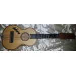Johnny hallyday ultra rare guitare jouet 60 / 70 d enfant dans son jus