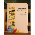 Joseph guivarc'h impressions pour guitare partition editions robert martin