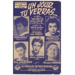 Un jour, tu verras. . . (chanson du film  secrets d'alcove  / marcel mouloudji, georges van parys) / ...