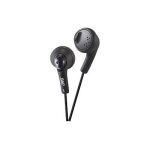 Jvc ha - f160 - b gumy - ecouteurs - embout auriculaire - filaire - jack 3, 5mm - noir olive