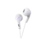 Jvc ha - f160 - w gumy - ecouteurs - embout auriculaire - filaire - jack 3, 5mm - blanc noix de coco