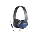 Jvc ha - sr225 - ecouteurs avec micro - sur - oreille - filaire - jack 3, 5mm - bleu