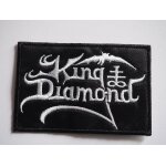 King diamond patch brodé 8. 7x5. 7cm ecusson black death thrash heavy metal King diamond patch brodé 8. 7x5. 7cm ecusson black death thrash heavy metal