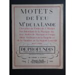 De lalande michel richard de profundis chant piano