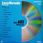 Laserkaraoke video sing along vol. 605 fran�ais