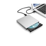 Lecteur / graveur cd - dvd - rw usb pour pc lenovo branchement portable externe (argent)