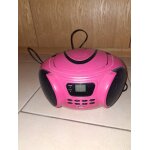 Lecteur radio cd / mp3 essentiel rose Lecteur radio cd / mp3 essentiel rose