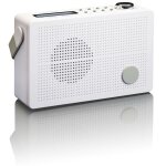 Lenco pdr - 030 tuner radio blanc fm pll avec fonction rds