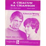 Line et willy : a chacun sa chanson grand prix eurovision 1968 ( monaco ) jean - claude oliver - roland ...