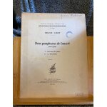Liszt 2 paraphrases concert god save the queen & la marseillaise partition piano durand