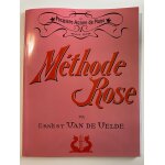 Livre mthode rose par ernest van de velde