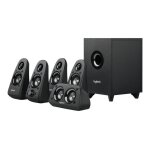 Logitech z506 - syst�me de haut - parleur - pour pc - canal 5. 1 - 75 watt (totale)