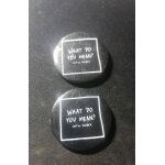 Lot 2 badges chanteur justin bieber
