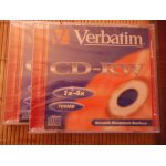 Lot de 2 cd - rw verbatim 1x - 4x 700mb