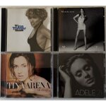 Lot de 4 cd  ; divas ; tina arena, tina tuner, adle, mariah carey