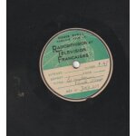 Lot 4 disques pyral 30 cm - fabriqu� pour la radiodiffusion et television fran�aises ecoutez mon coeur ...