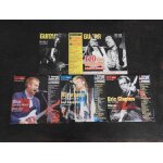 Lot de 5 cd audio musicaux / guitar part : eric clapton jimi hendrix nirvana led zeppelin blur chris ...