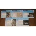 Lot de 5 fiches chansons atlas yves duteil : bb soleil, la fleur de l'impossible , a mi chemin de l'existenc ...