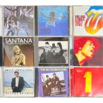 Lot de 9 x cd rock - doors, nirvana, rolling stones, santana, u2, jimi hendrix, bruce springsteen, blues ...
