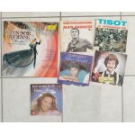 Lot de disques vinyles anciens (th�mes divers et vari�s) - 33 tours et 45 tours