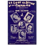 Le loup, la biche et le chevalier (une chanson douce) / partition originale datée 1950 / henri salvador, ... Le loup, la biche et le chevalier (une chanson douce) / partition originale datée 1950 / henri salvador, ...