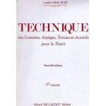 Lucette descaves: technique des gammes arp�ges tenues et accord pour le piano billaudot editeur