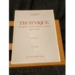 Lucette descaves technique des gammes partition piano 1er vol. billaudot