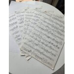 Luis de pablo - occulto - version manuscrite originale - pour clarinette basse en sib