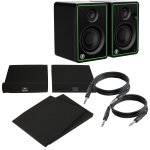 Mackie cr4 - xbt enceinte de monitoring active (la paire) + isolation + cbles