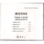 Madonna take a bow remixes / edits cd usa
