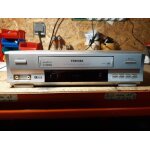 Magnetoscope toshiba v443ef 4 t�tes auto set up lecture ntsc 443 reglage automatique pal secam enregistreur ...