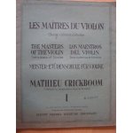 Les maîtres du violon douze cahiers d'études, 1er cahier - the masters of the violin - los maestros del ... Les maîtres du violon douze cahiers d'études, 1er cahier - the masters of the violin - los maestros del ...