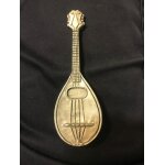 Mandoline - instrument de musique en etain - les etains du prince - bachet - 9, 5x3 cm