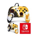 Manette filaire switch pok�mon pikachu contre miaouss meowth officielle nintendo avec c�ble usb d�tachable ...