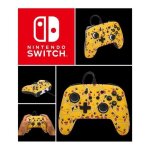 Manette filaire switch pok�mon pikachu moods officielle nintendo avec c�ble usb d�tachable