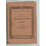 Manuel pour les examens du certificat d'aptitude a l'enseignement du chant dans les ecoles normales, ...