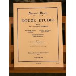 Marcel bitsch 12 etudes pour flte partition mthode editions leduc