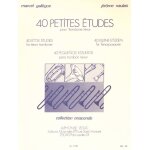 Marcel galigue - jrme naulais : 40 petites etudes pour trombone tnor - alphonse leduc