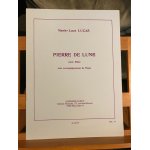 Marie - luce lucas pierre de lune partition fl�te piano editions leduc