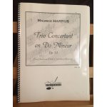 Maurice harrus trio ut mineur opus 39 flte ou hautbois clarinette basson partition notissimo