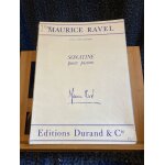 Maurice ravel sonatine pour piano partition editions durand