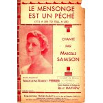 Le mensonge est un péché. marcelle samson. a4 Le mensonge est un péché. marcelle samson. a4